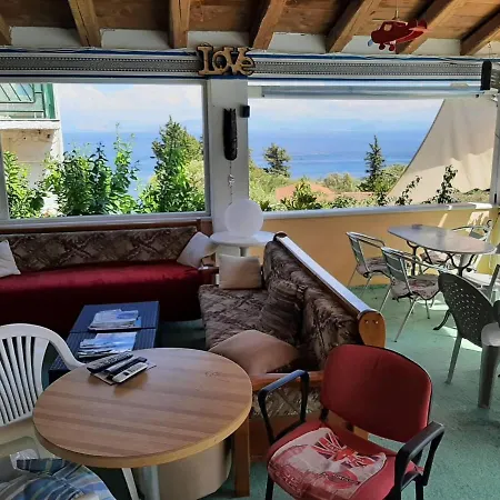 Sea View In Benitses With Terrace Or Balcony Apartment